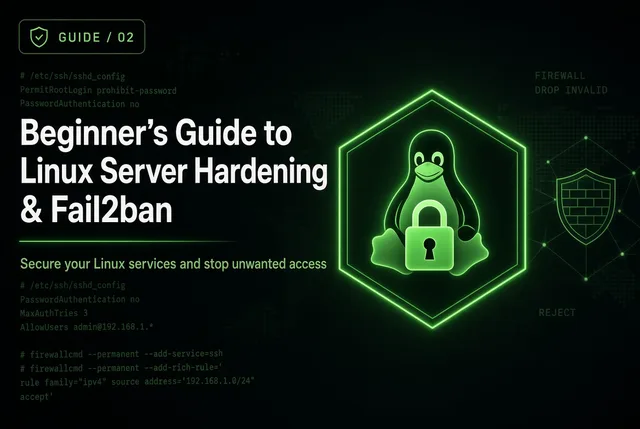 Beginner’s Guide to Linux Server Hardening & Fail2ban
